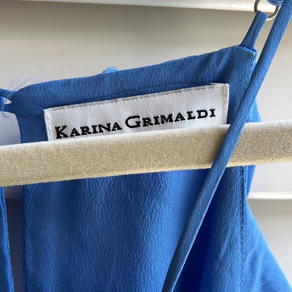 Dress Mini Blue Flutter Sleeveless - Picture 5 of 6